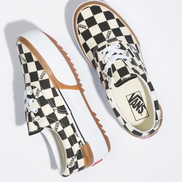 checkerboard era stacked vans